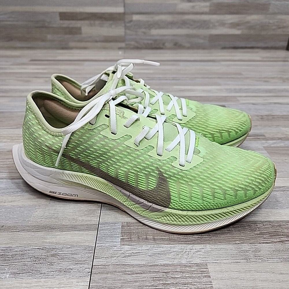 Nike Womens Zoom X Size 10 Lime Green AT8242-300 Running Shoes - Picture 4 of 12